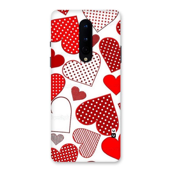 Style Hearts Back Case for OnePlus 8