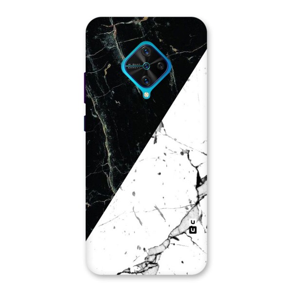 Stylish Diagonal Marble Back Case for Vivo S1 Pro