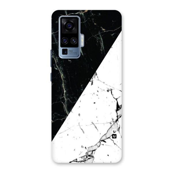 Stylish Diagonal Marble Back Case for Vivo X50 Pro