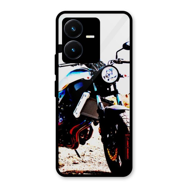 Stylish Ride Extreme Glass Back Case for Vivo Y22