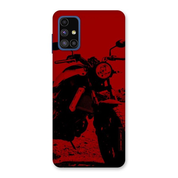 Stylish Ride Red Back Case for Galaxy M51