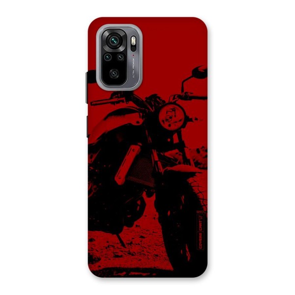 Stylish Ride Red Back Case for Redmi Note 10