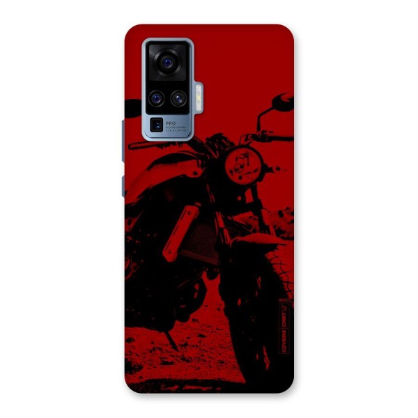 Stylish Ride Red Back Case for Vivo X50 Pro