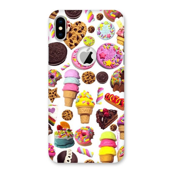 Sugar Rush Back Case for iPhone XS Logo Cut