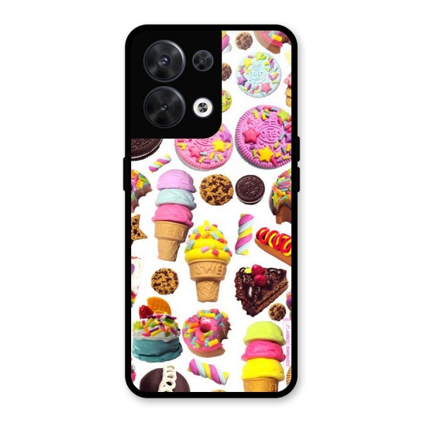 Sugar Rush Glass Back Case for Oppo Reno8 5G