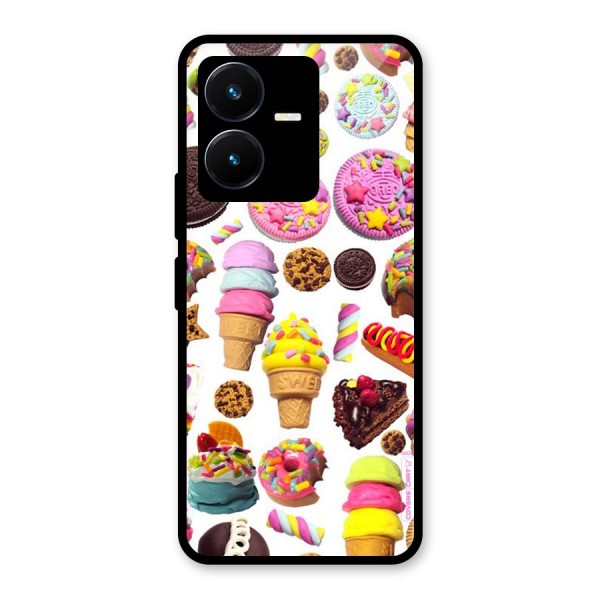 Sugar Rush Glass Back Case for Vivo Y22