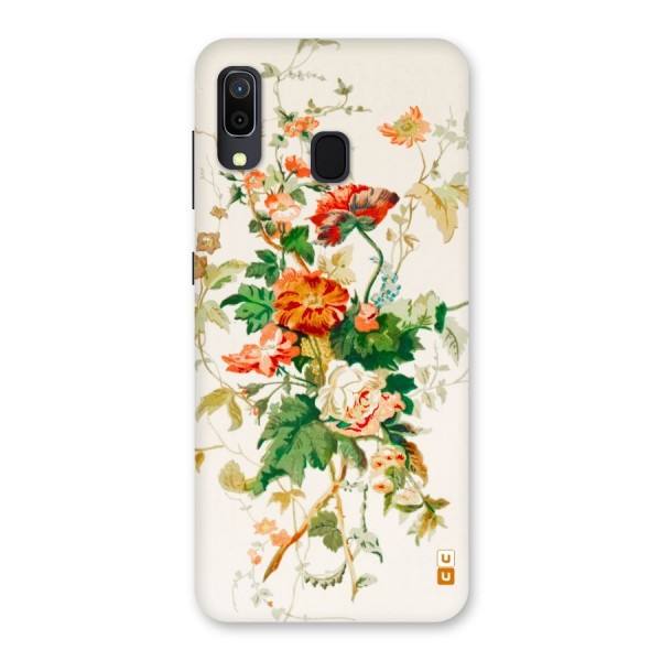 Summer Floral Back Case for Galaxy A20