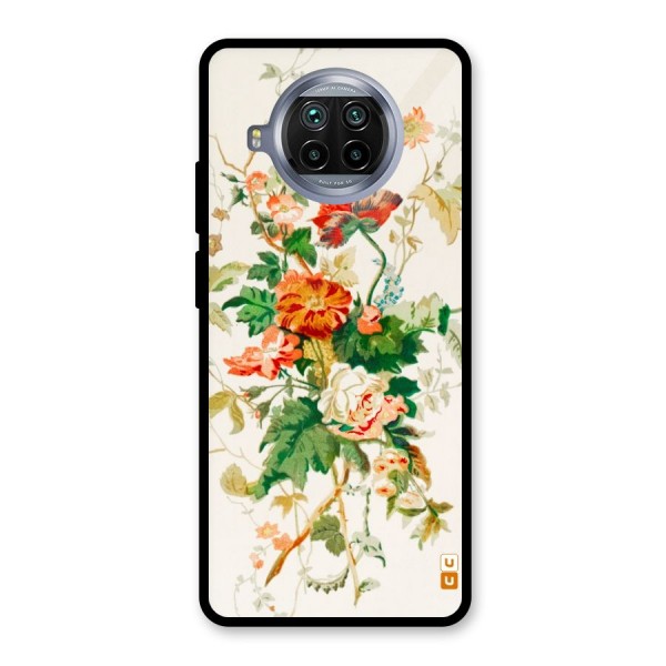 Summer Floral Glass Back Case for Mi 10i