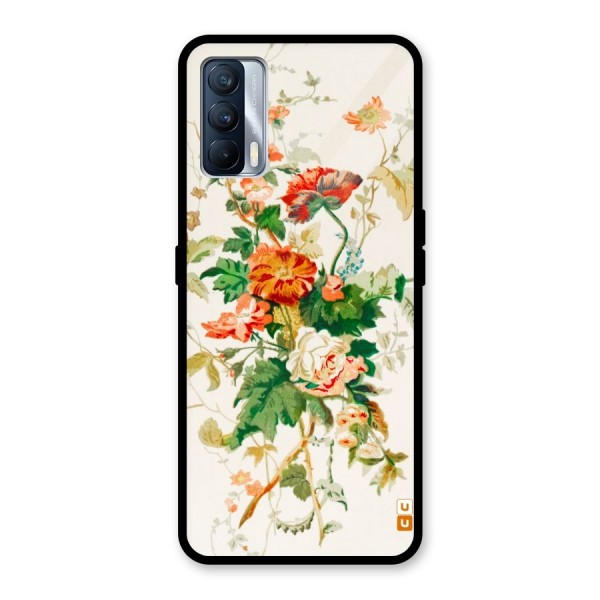 Summer Floral Glass Back Case for Realme X7