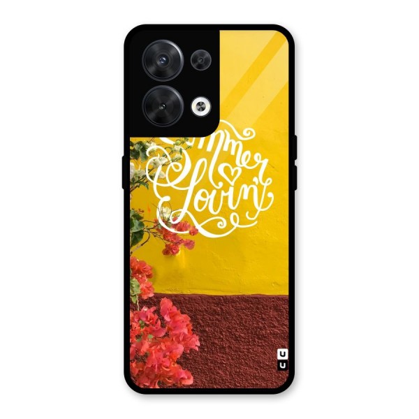 Summer Lovin Glass Back Case for Oppo Reno8 5G