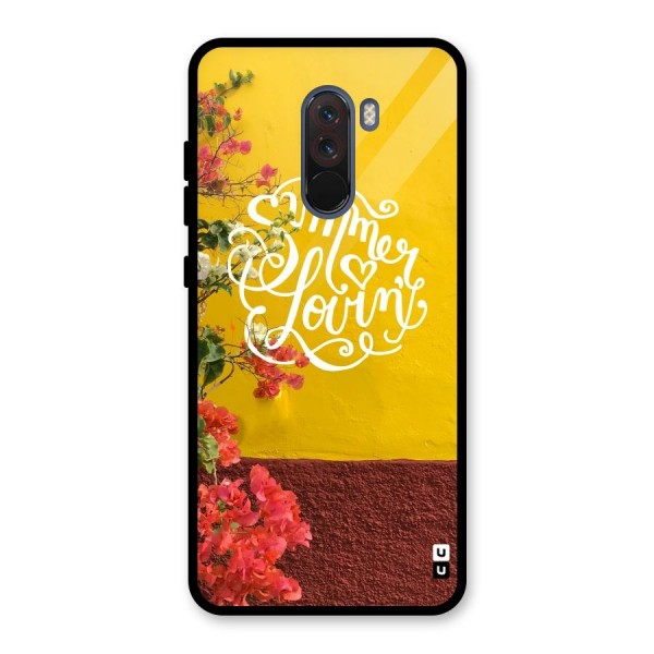 Summer Lovin Glass Back Case for Poco F1