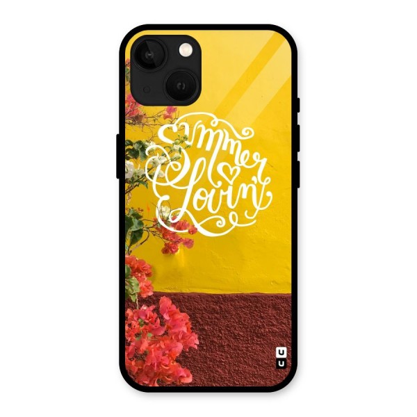 Summer Lovin Glass Back Case for iPhone 13