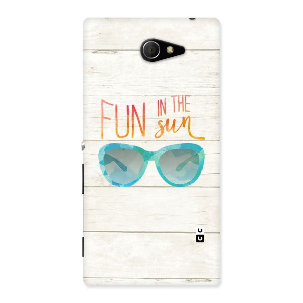 Sun Fun Back Case for Sony Xperia M2