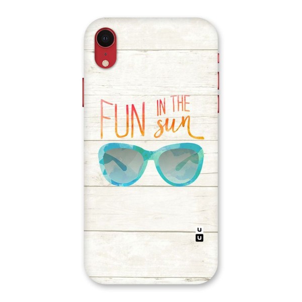 Sun Fun Back Case for iPhone XR