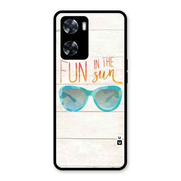 Sun Fun Glass Back Case for Oppo A57 2022