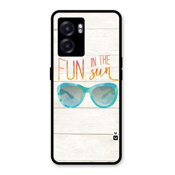 Sun Fun Glass Back Case for Oppo K10 (5G)