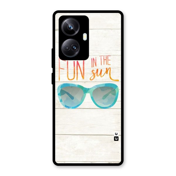 Sun Fun Glass Back Case for Realme 10 Pro Plus