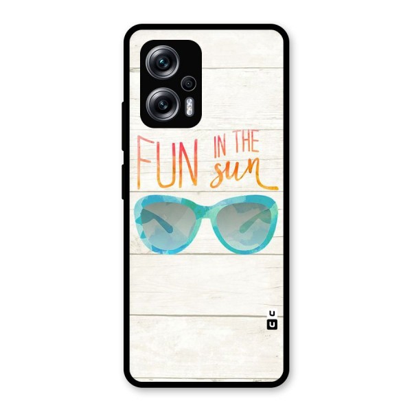 Sun Fun Glass Back Case for Redmi K50i