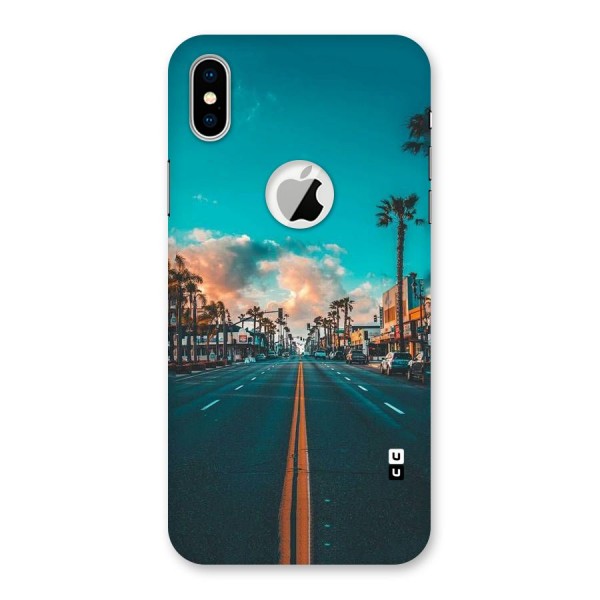 Sundown Road Back Case for iPhone XS Logo Cut