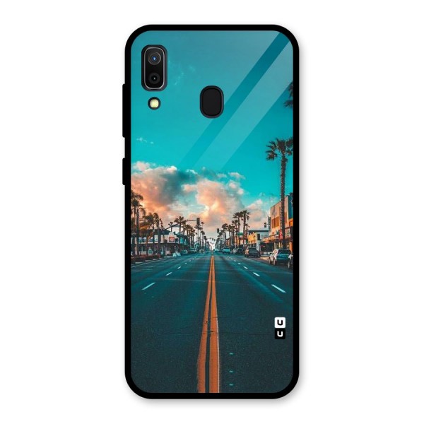 Sundown Road Glass Back Case for Galaxy A30