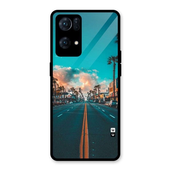 Sundown Road Glass Back Case for Oppo Reno7 Pro 5G