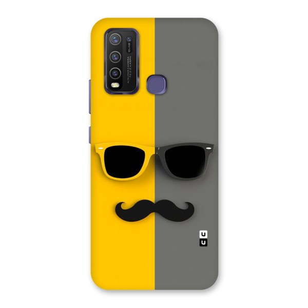 Sunglasses and Moustache Back Case for Vivo Y30