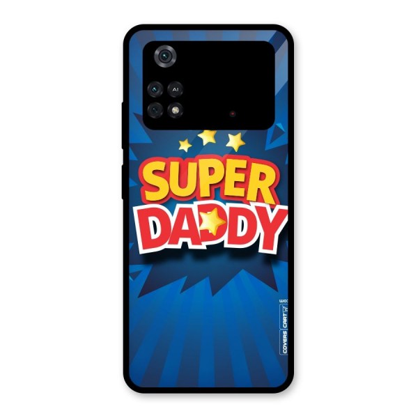 Super Daddy Glass Back Case for Poco M4 Pro 4G