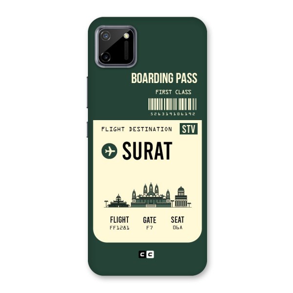 Surat Boarding Pass Back Case for Realme C11