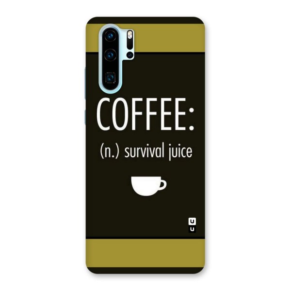 Survival Juice Back Case for Huawei P30 Pro