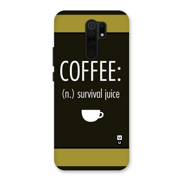 Survival Juice Back Case for Redmi 9 Prime