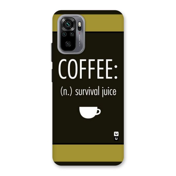 Survival Juice Back Case for Redmi Note 10