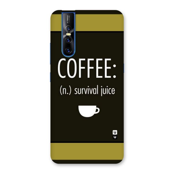 Survival Juice Back Case for Vivo V15 Pro