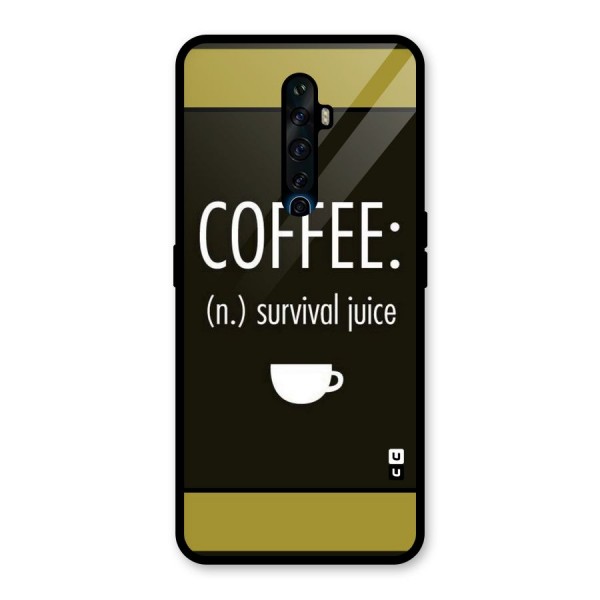 Survival Juice Glass Back Case for Oppo Reno2 Z