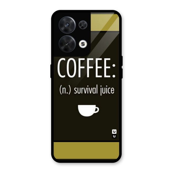 Survival Juice Glass Back Case for Oppo Reno8 5G