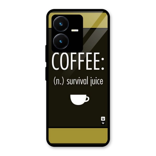 Survival Juice Glass Back Case for Vivo Y22