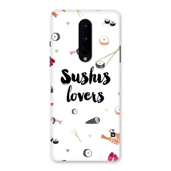 Sushi Lovers Back Case for OnePlus 8