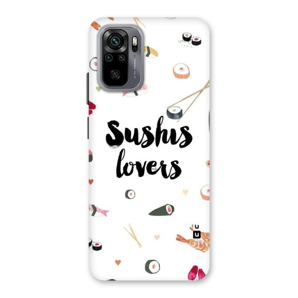 Sushi Lovers Back Case for Redmi Note 10