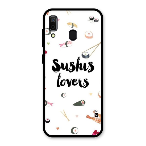 Sushi Lovers Glass Back Case for Galaxy A30