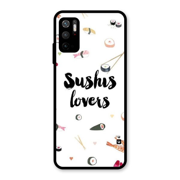 Sushi Lovers Glass Back Case for Poco M3 Pro 5G