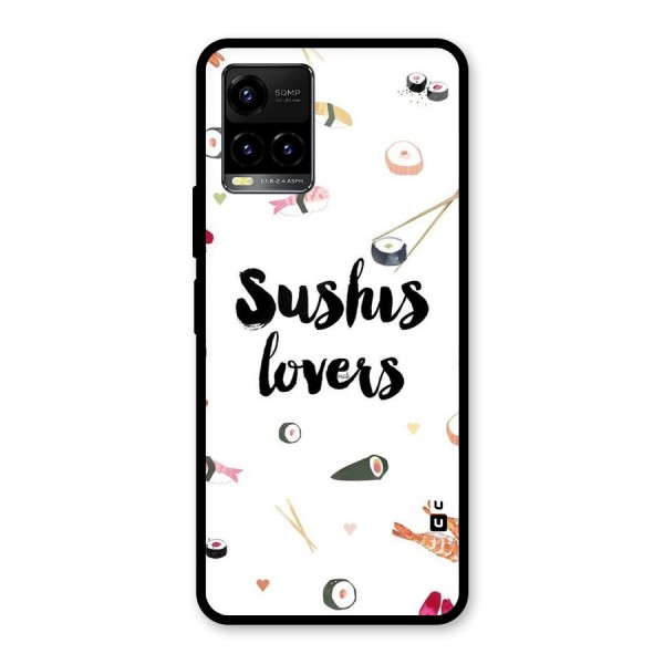 Sushi Lovers Glass Back Case for Vivo Y21 2021