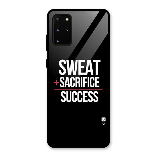 Sweat Sacrifice Success Glass Back Case for Galaxy S20 Plus