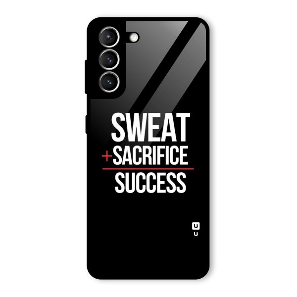 Sweat Sacrifice Success Glass Back Case for Galaxy S21 5G