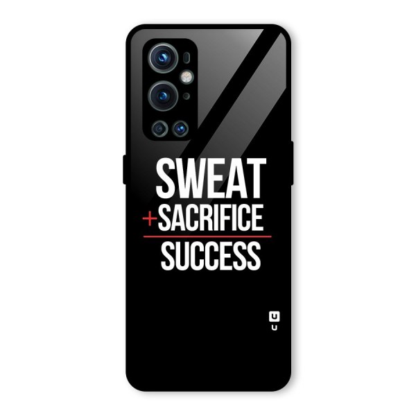 Sweat Sacrifice Success Glass Back Case for OnePlus 9 Pro