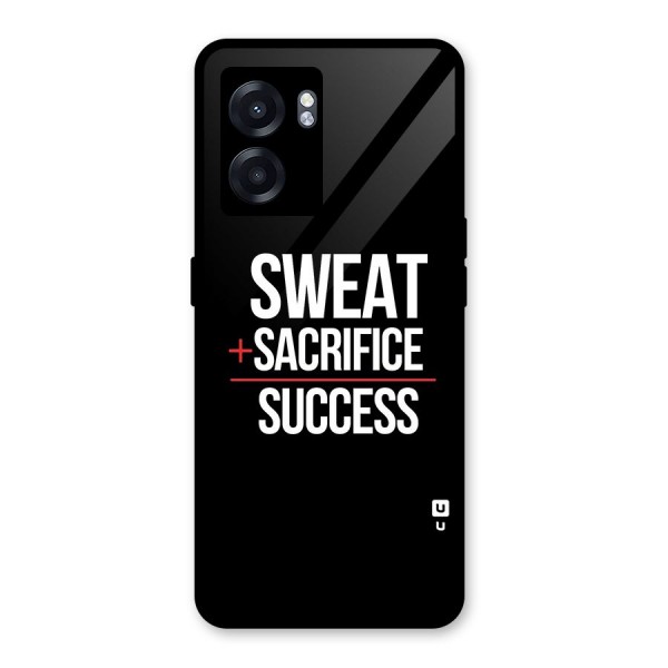 Sweat Sacrifice Success Glass Back Case for Oppo K10 (5G)