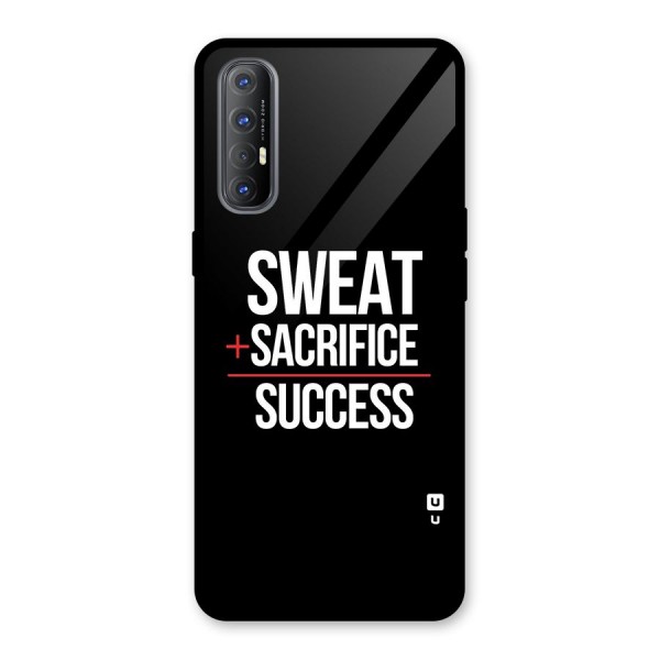 Sweat Sacrifice Success Glass Back Case for Oppo Reno3 Pro