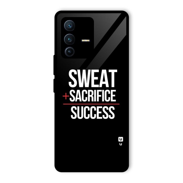 Sweat Sacrifice Success Glass Back Case for Vivo V23 Pro