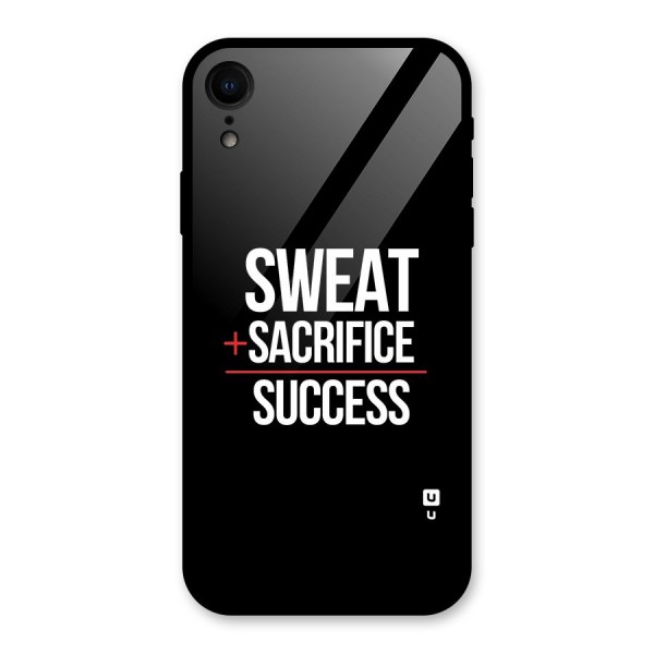 Sweat Sacrifice Success Glass Back Case for XR