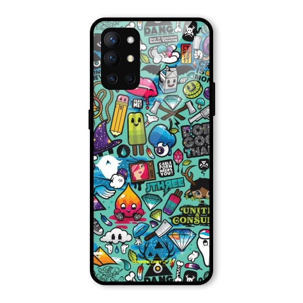 Sweet Candies Glass Back Case for OnePlus 9R