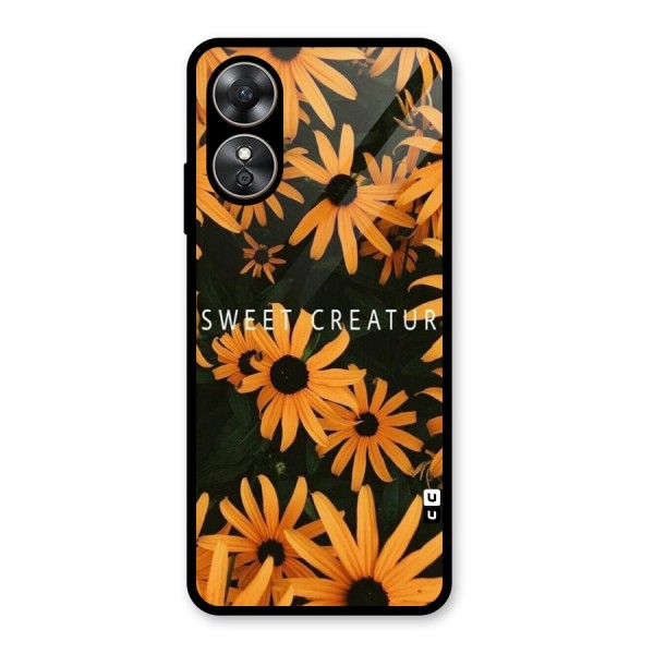 Sweet Creature Glass Back Case for Oppo A17