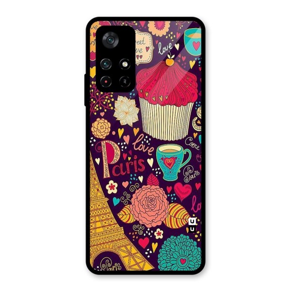 Sweet Love Glass Back Case for Poco M4 Pro 5G